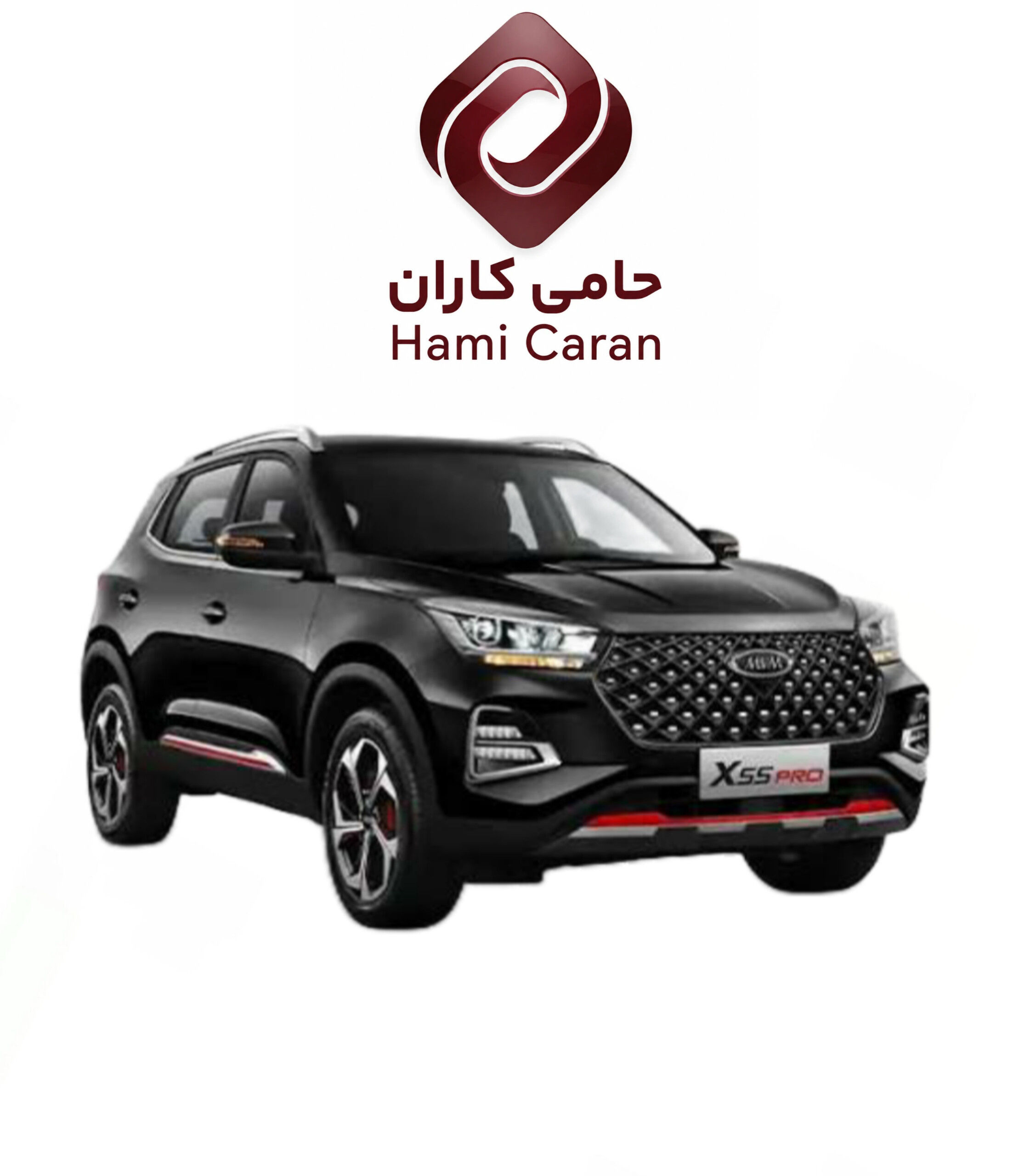 سپر جلو ام وی ام X55 پرو مشکی ( بالا و پایین )
