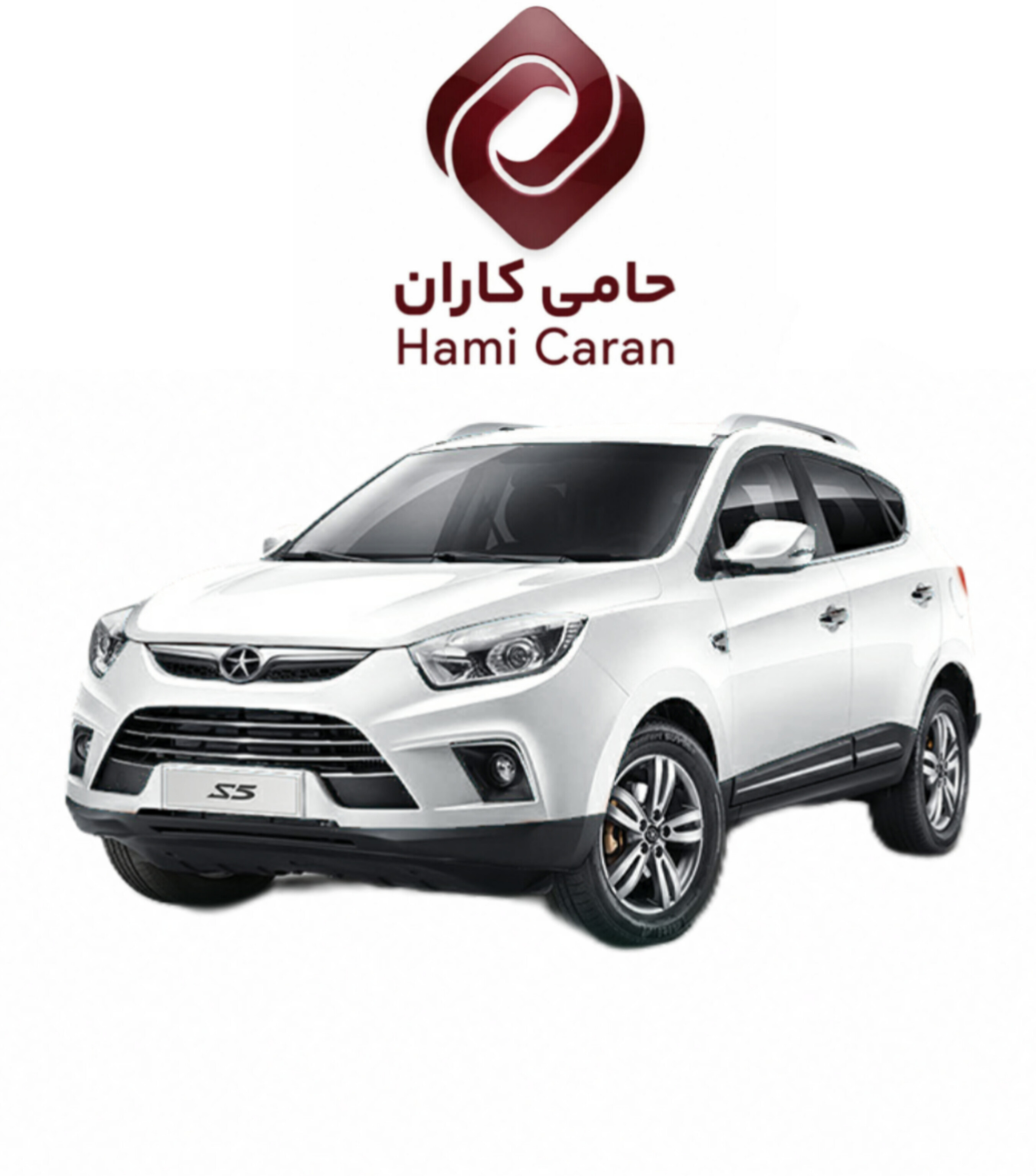 پوسته سپر جلو جک S5 قدیم سفید (اتومات)
