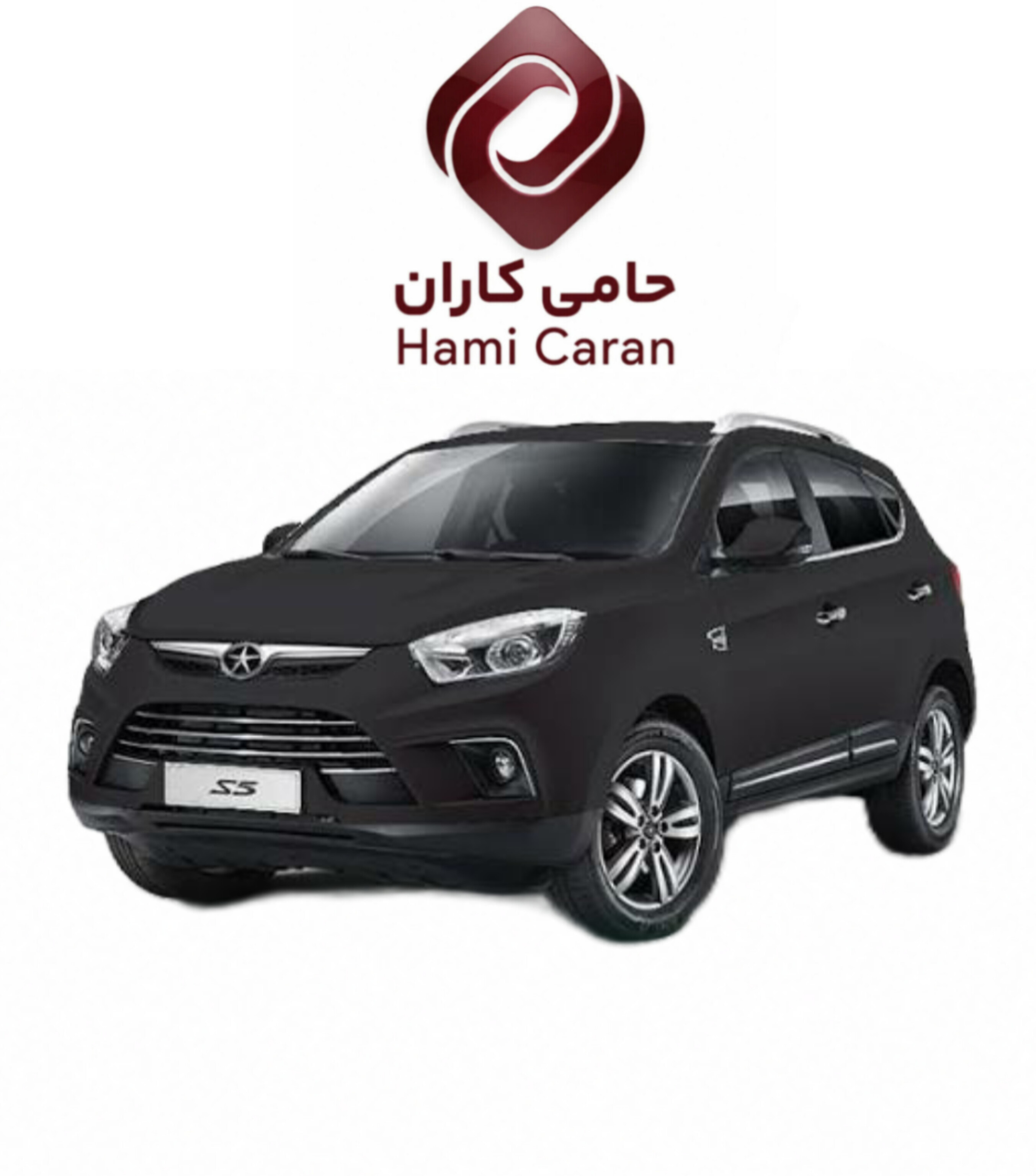 پوسته سپر جلو جک S5 قدیم مشکی (دنده ای)